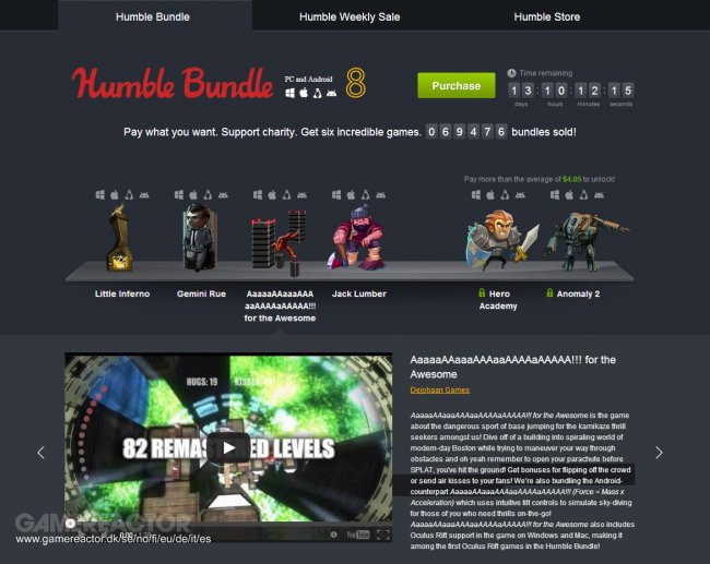 Mere Humble Bundle til Windows og Android-enheder