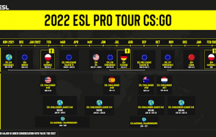 Her er programmet for ESL Pro Tour CS:GO 2022