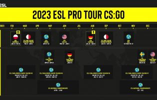 ESL har afsløret Pro Tour-tidsplanen for 2023