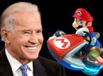 Præsident Joe Biden spiller åbenbart Mario Kart?