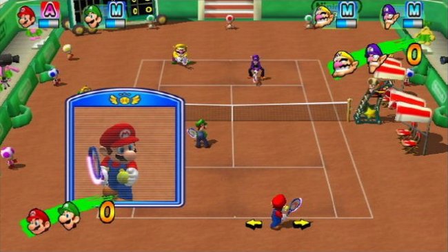 New Play Control! Mario Power Tennis