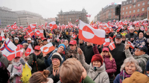 Protester spredte sig over hele Danmark og Grønland over Trumps trusler: 