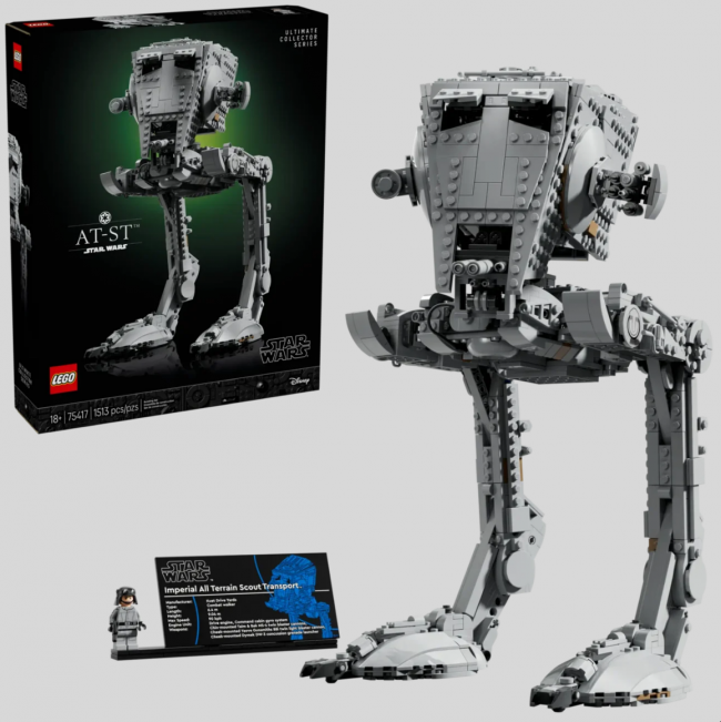 AT-ST tager rampelyset i det nyeste Lego Star Wars UCS-sæt