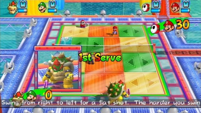New Play Control! Mario Power Tennis