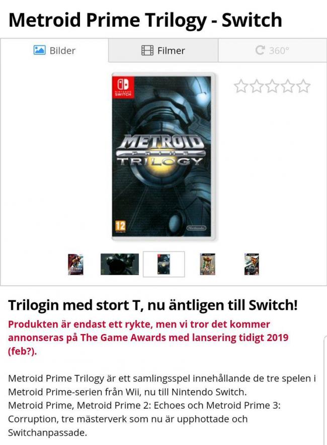 Metroid Prime Trilogy