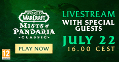 World of Warcraft: Mists of Pandaria – Livestream