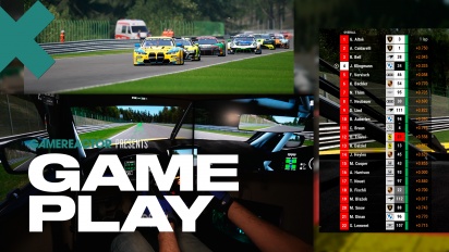 Assetto Corsa Competizione - Fuld race triple monitor gameplay på Spa
