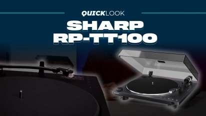 Sharp automatisk drejeskive RPTT100 (hurtigt kig) - klassisk stil med moderne bekvemmeligheder
