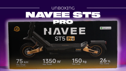 Navee ST5 Pro Urban Electric Scooter - Udpakning