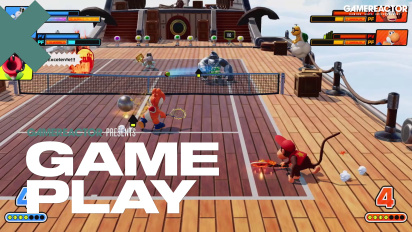 Mario Tennis Fever - Doubles Online Kamp Gameplay