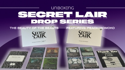Unboxing Magic: The Gathering - Secret Lair udgiver Sk&oslash;nheden af Udyret & Med: Peach Momoko